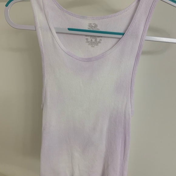 Tie dye crop top (purple) - Picture 3 of 3